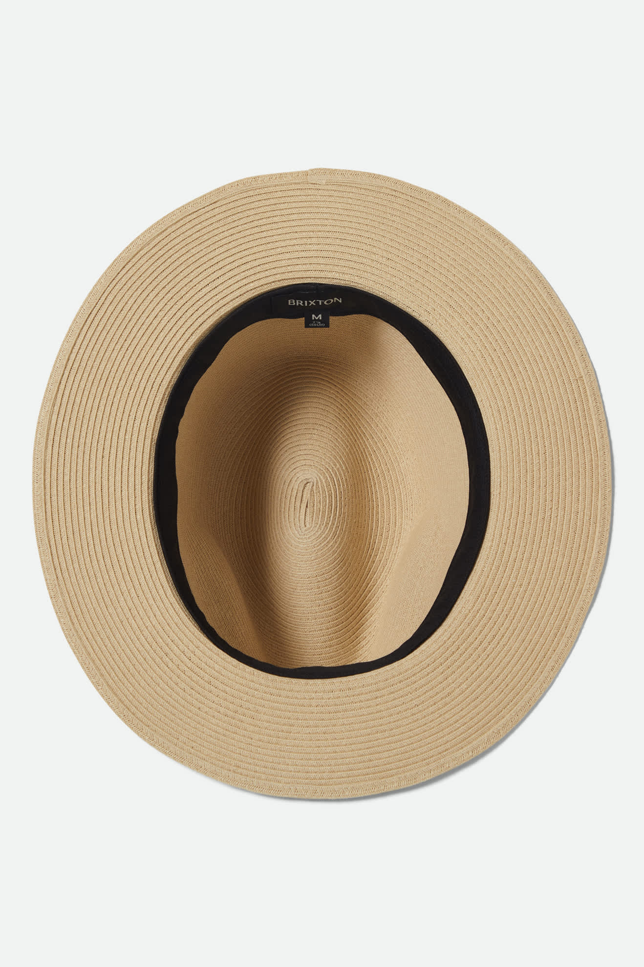 brixton-roma-straw-fedora-hut-natural-bronze-packable-stroh image 5