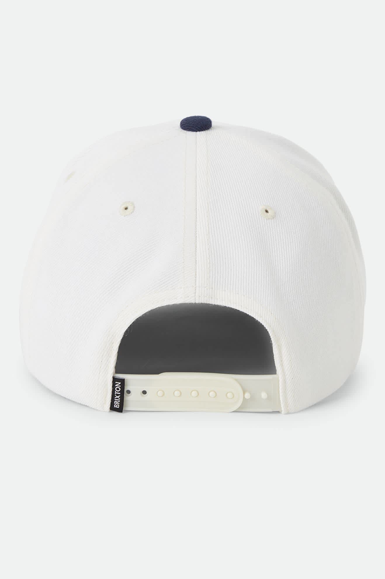 brixton-crest-snapback-wax-paper-navy-5-panel image 2