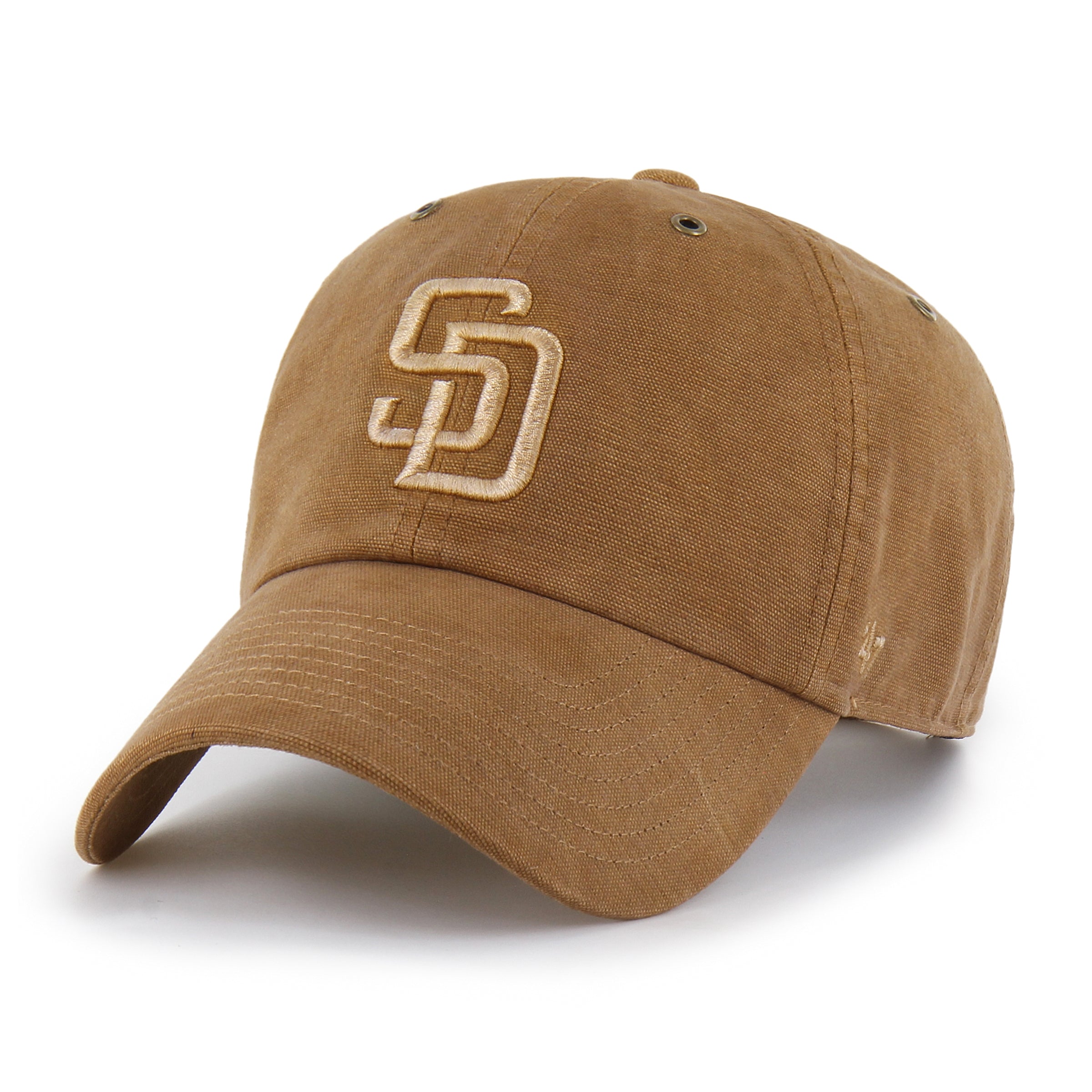 47-clean-up-san-diego-padres-cap-braun-carhartt-canvas image 4