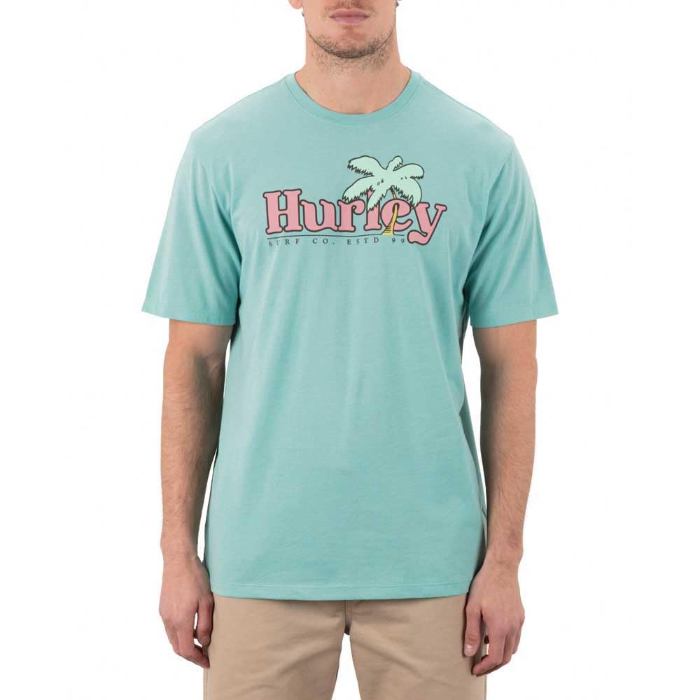 hurley-oz-t-shirt-herren-kurzarm-gr-e-m-mit-frontdruck image 1