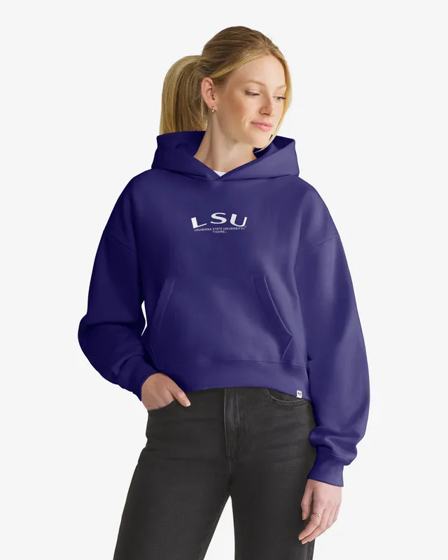 47-hadrian-lsu-tigers-hoodie-damen-purple-cropped image 1