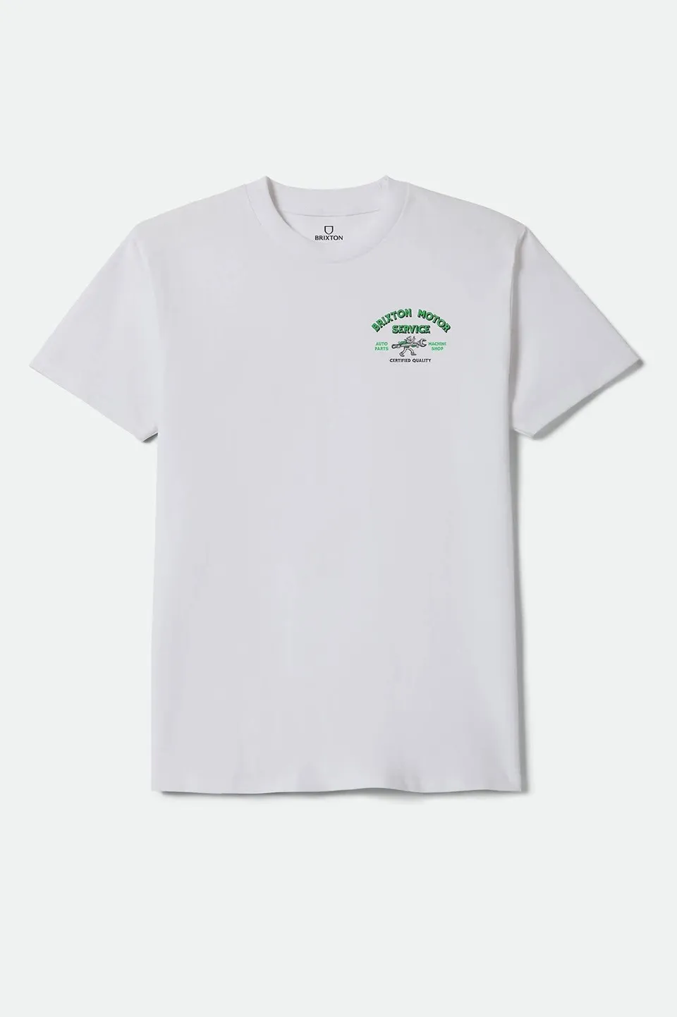 brixton-dyson-standard-t-shirt-herren-wei-baumwolle image 1