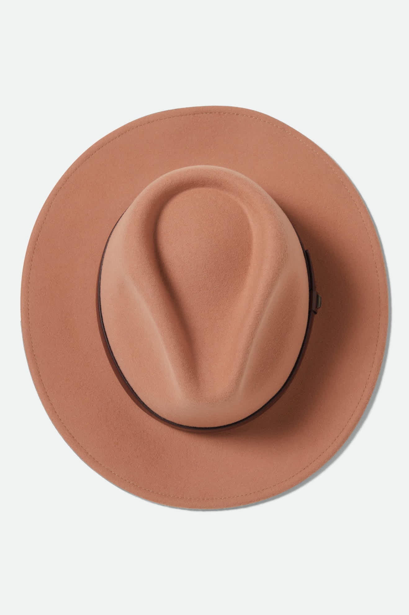 brixton-messer-fedora-hut-italian-clay-wollfilz image 3