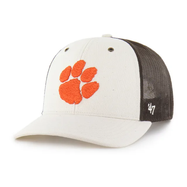47-carhartt-undyed-trucker-cap-clemson-tigers-natural image 1