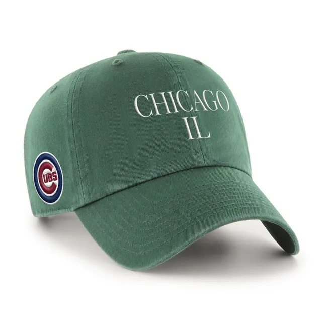 47-clean-up-chicago-cubs-cap-dark-green-twill-osf image 1