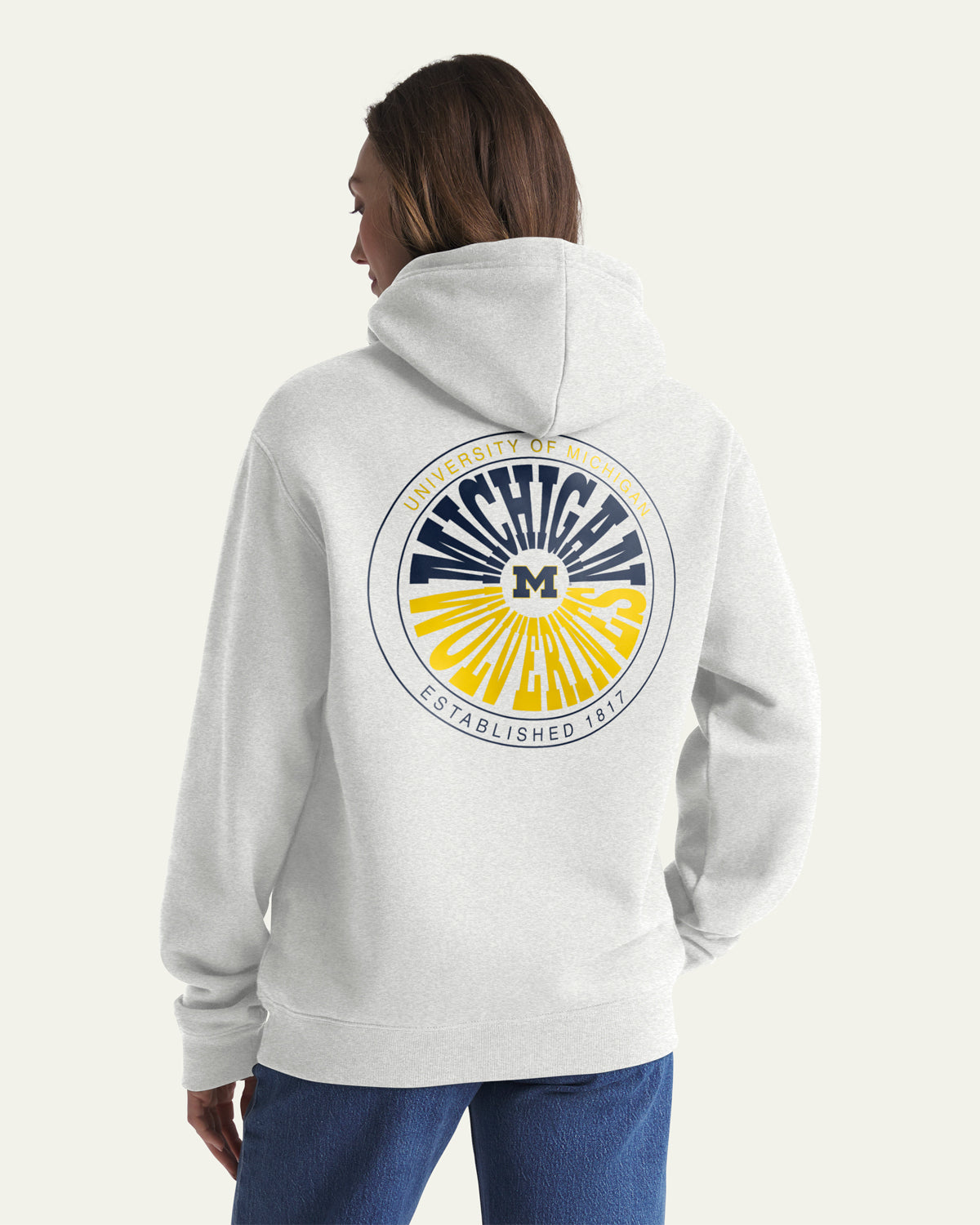 47-brand-everyday-michigan-wolverines-hoodie-relay-grey image 3