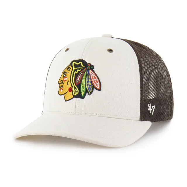 47-brand-47-trucker-chicago-blackhawks-cap-natural-snapback image 1
