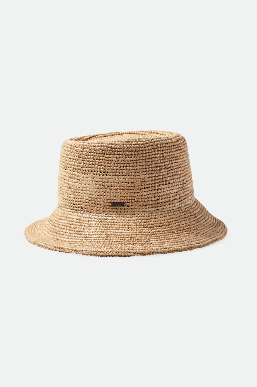 brixton-ellee-straw-bucket-hat-tan-raffia-stroh image 2