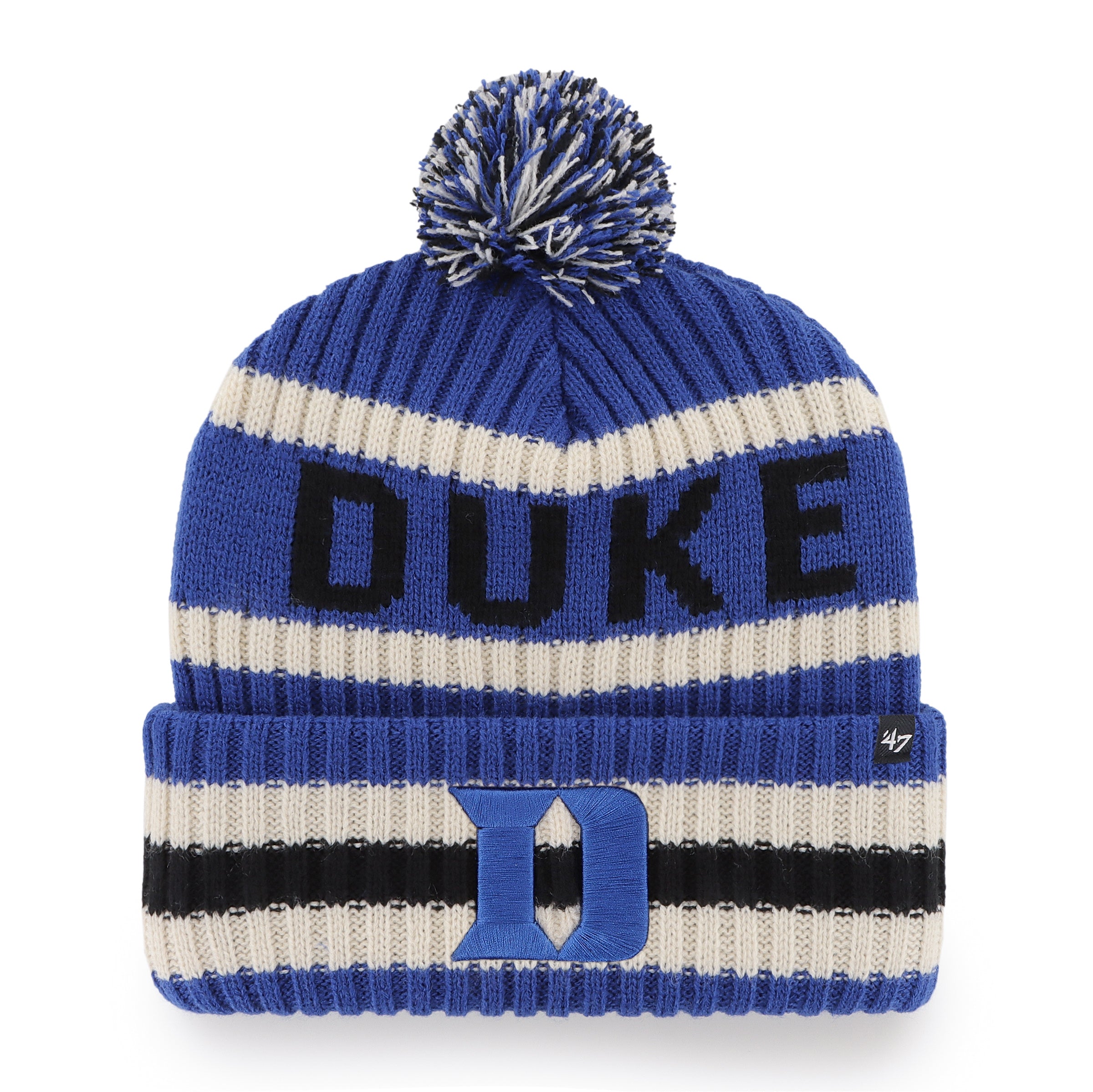 47-brand-bering-duke-blue-devils-beanie-royal-mit-bommel image 1