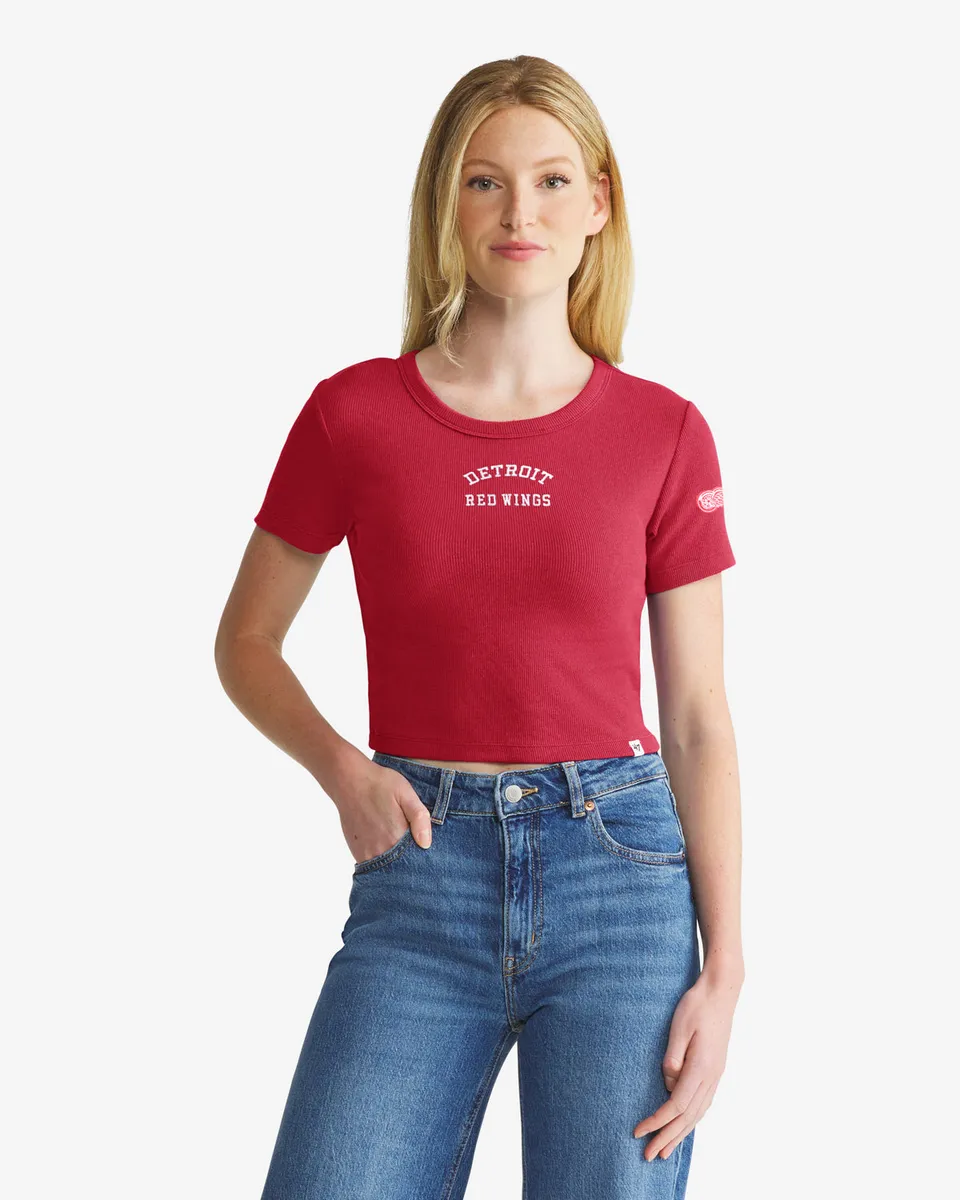 47-foundation-tee-detroit-red-wings-baby-rib-t-shirt-damen-rot image 1