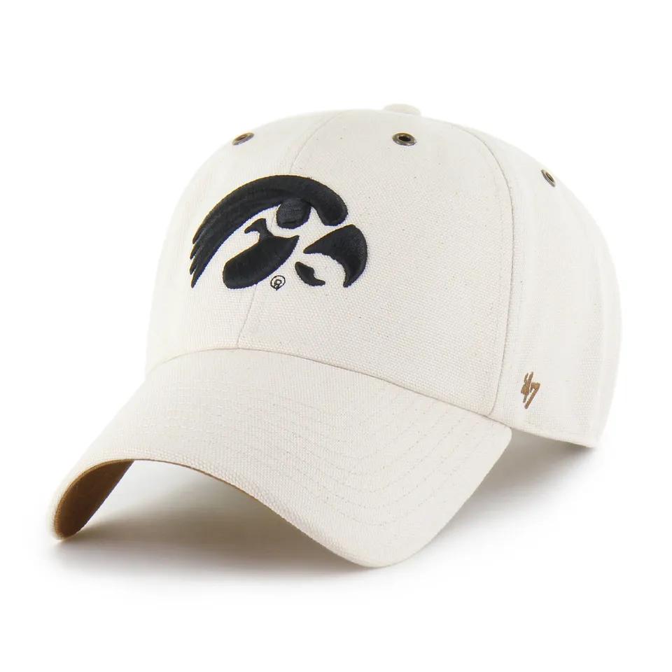 47-brand-iowa-hawkeyes-carhartt-clean-up-cap-natural image 1