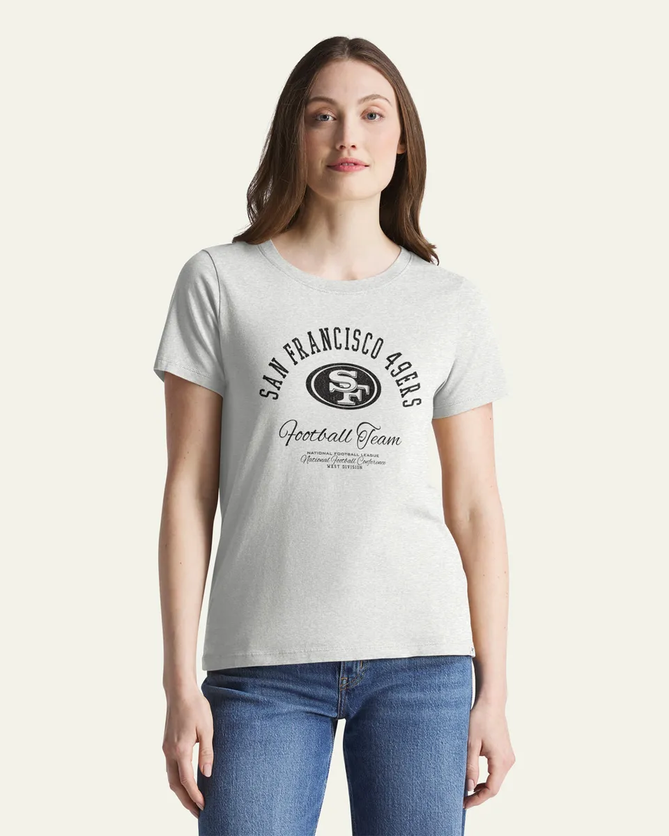 47-brand-49ers-arcball-everyday-t-shirt-damen-relay-grey image 1