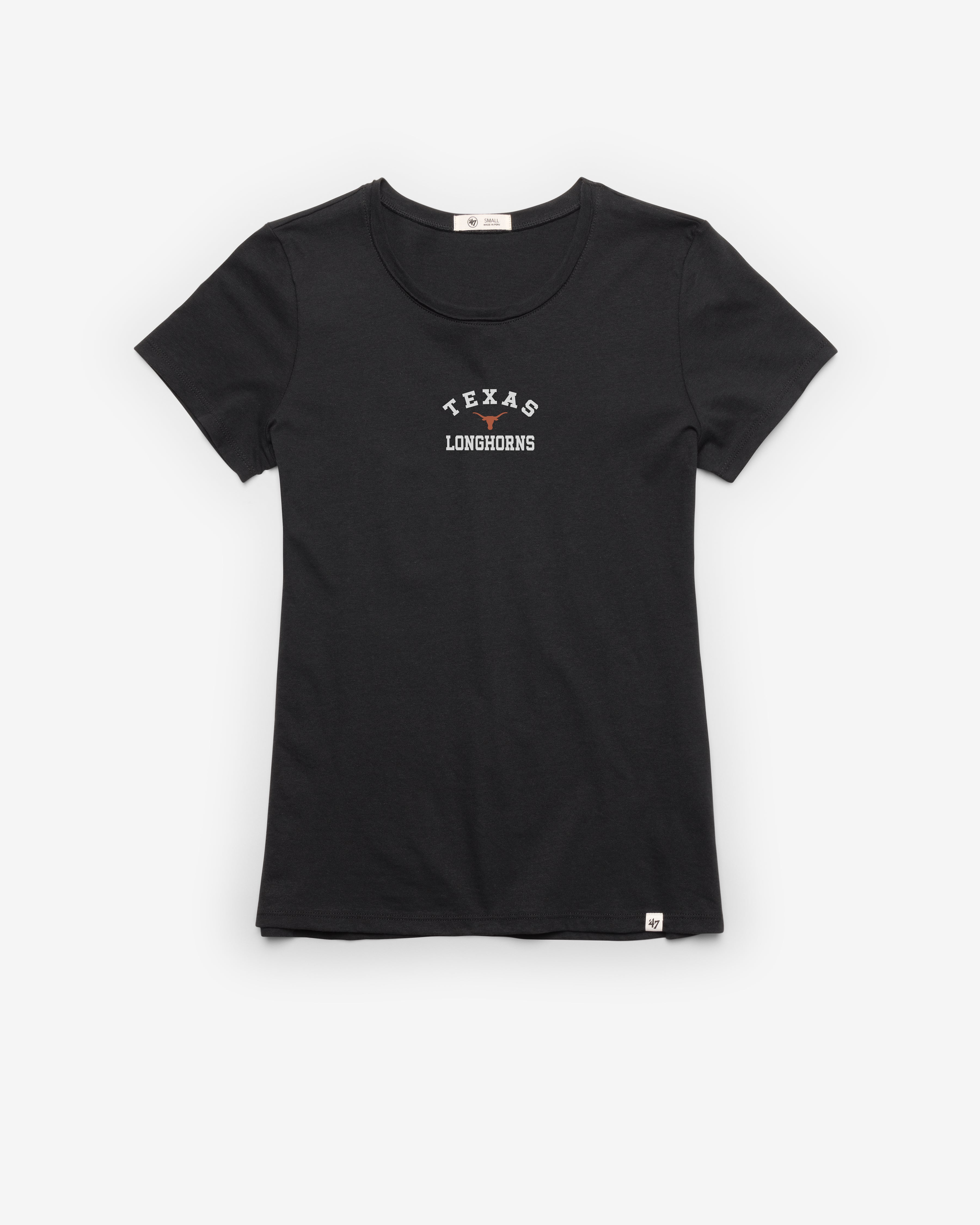 47-brand-frankie-tee-damen-t-shirt-texas-longhorns-schwarz image 1