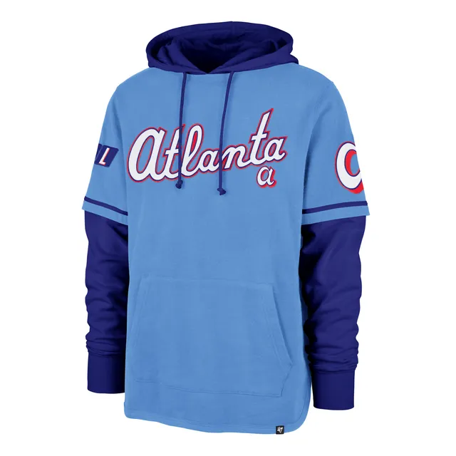 47-brand-trifecta-shortstop-hoodie-braves-periwinkle-city image 1