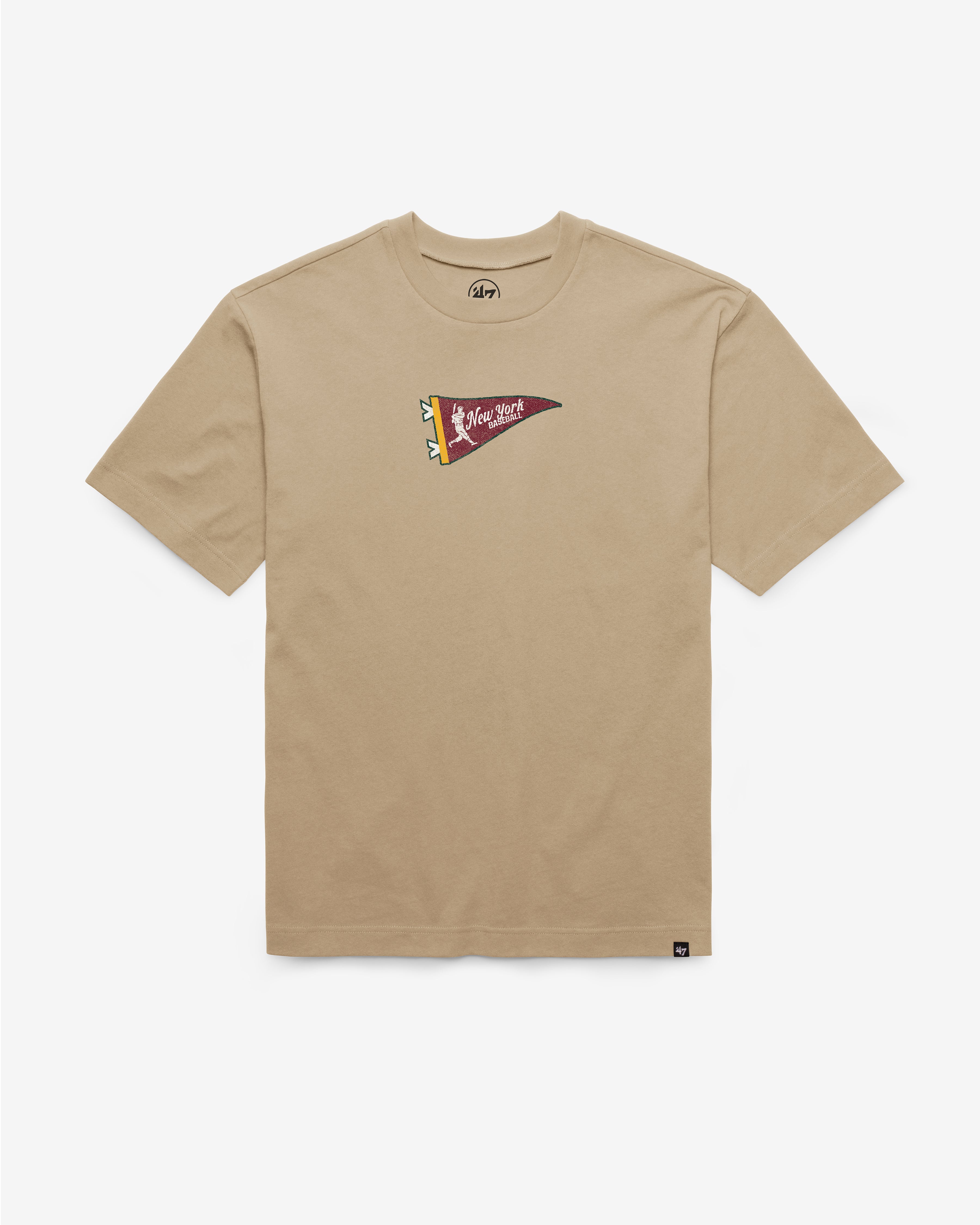 47-brand-new-york-yankees-city-ball-t-shirt-herren-khaki image 2