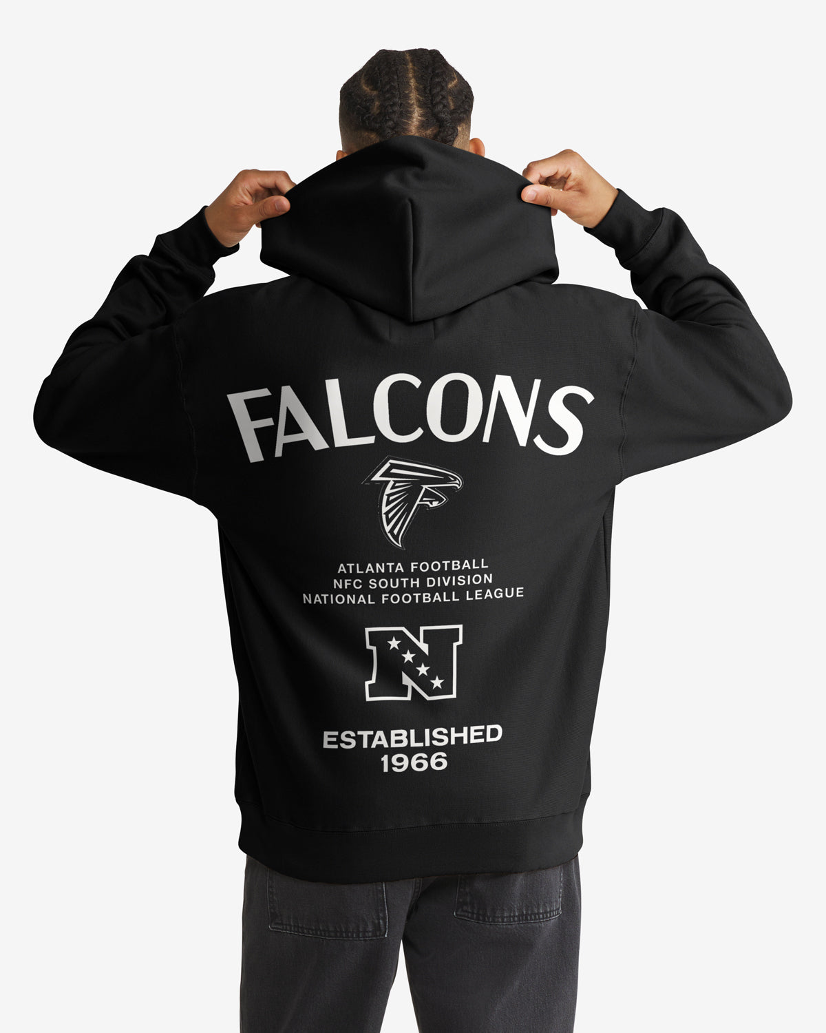 47-foundation-falcons-constantine-hood-hoodie-schwarz-fleece image 1