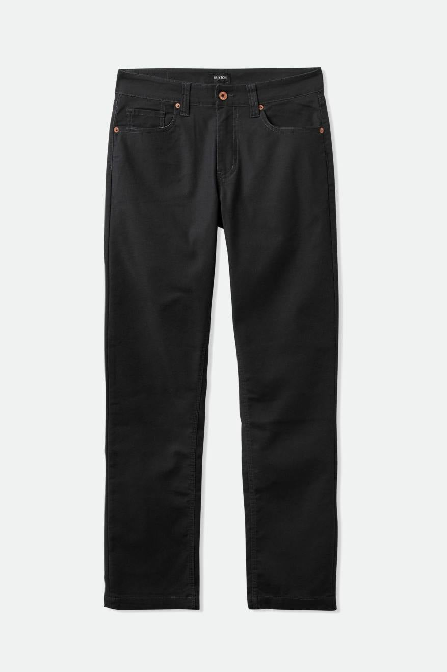 brixton-builders-5-pocket-pant-black-stretch-canvas-hose image 1