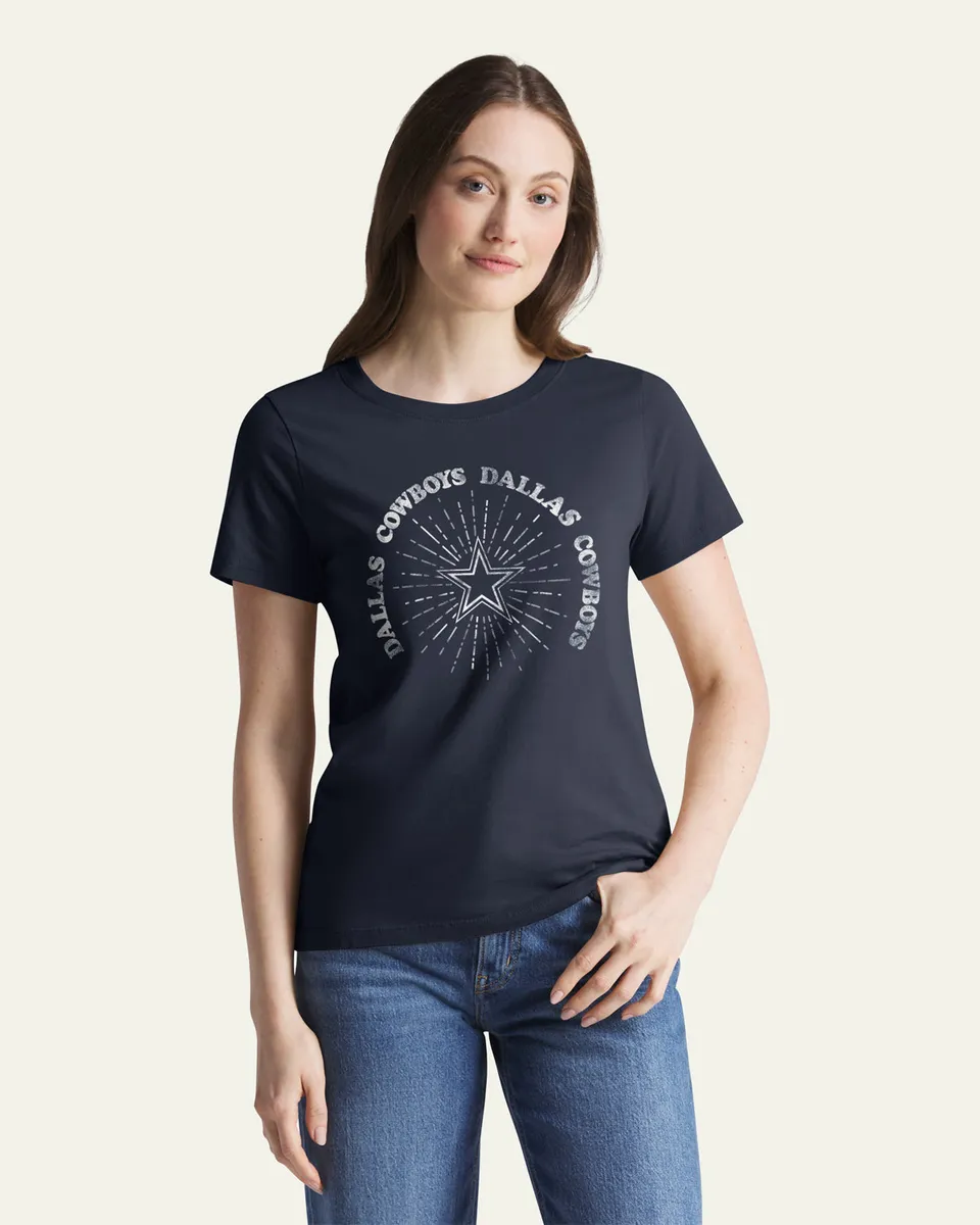 47-everyday-t-shirt-cowboys-damen-navy-baumwolle image 1
