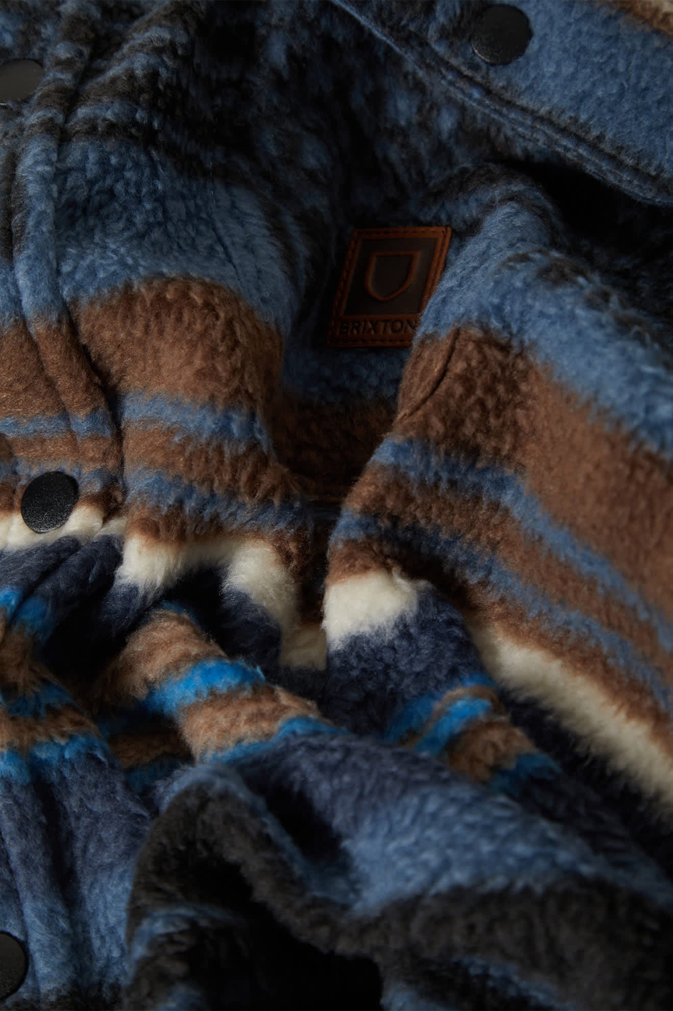 brixton-bowery-arctic-stretch-flanellhemd-mood-indigo-blanket-stripe image 6