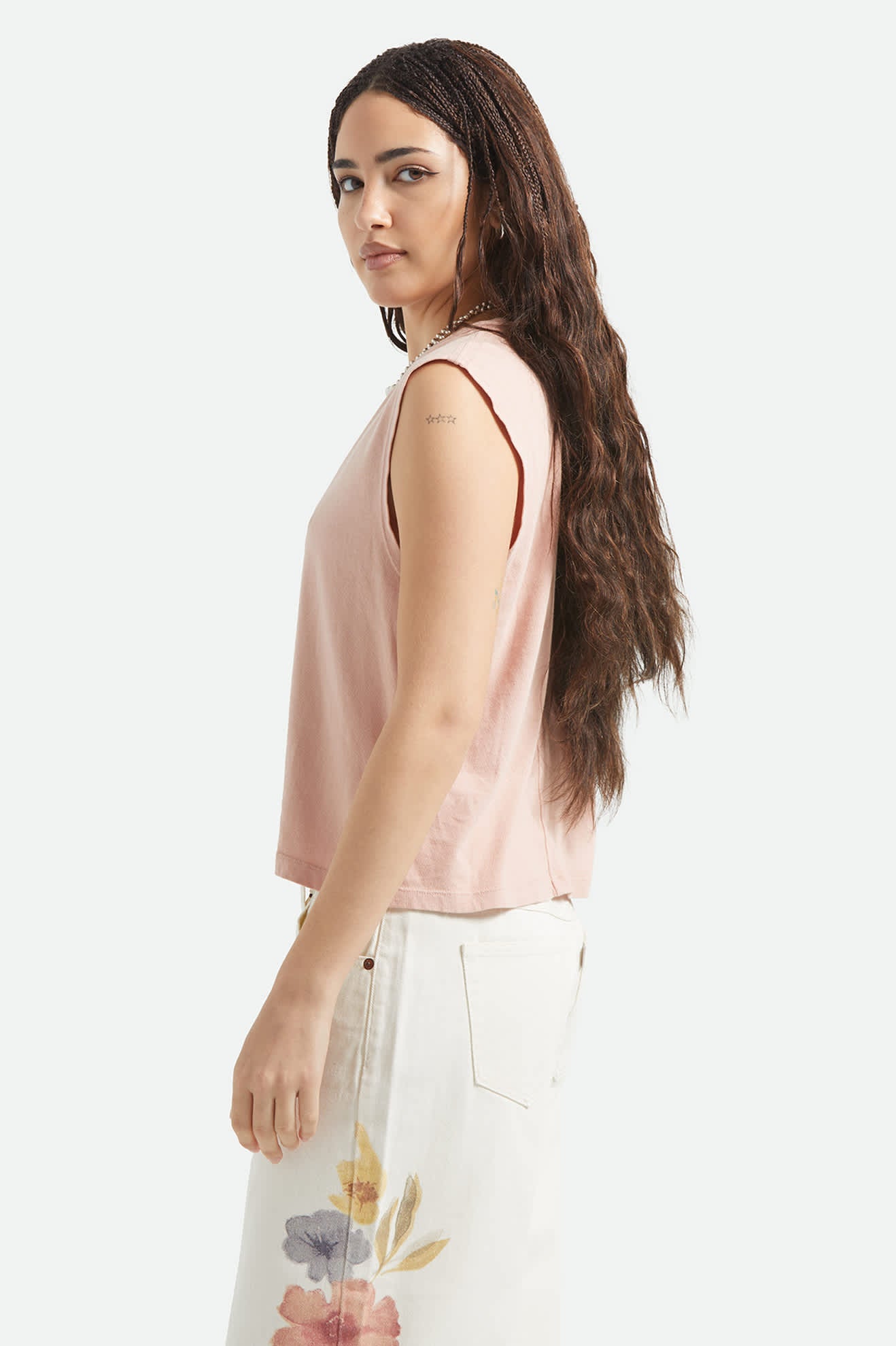 brixton-carefree-muscle-tank-top-silber-pink-bio image 5
