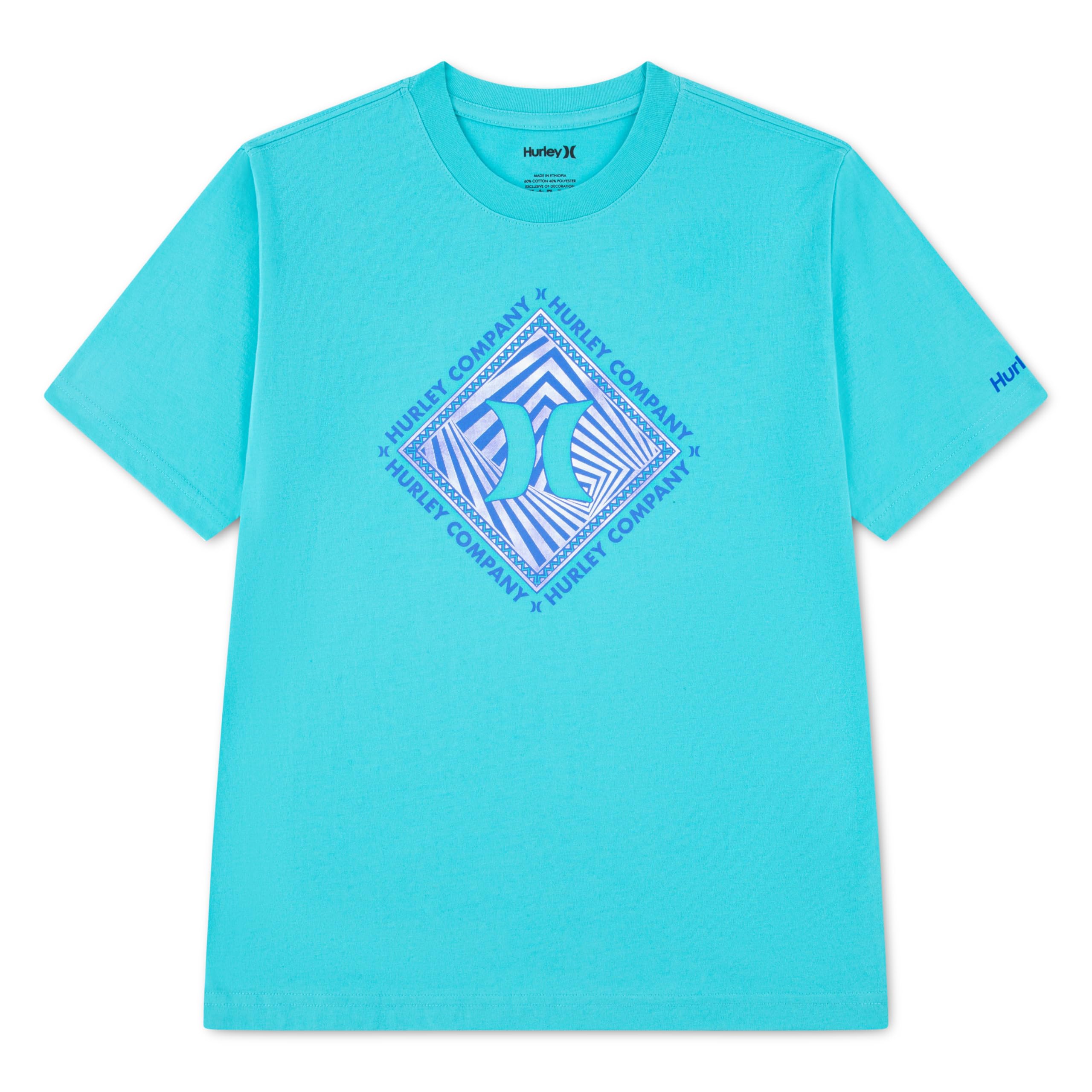 hurley-89057-grafik-t-shirt-jungen-gr-8-10-jahre-kurzarm image 4