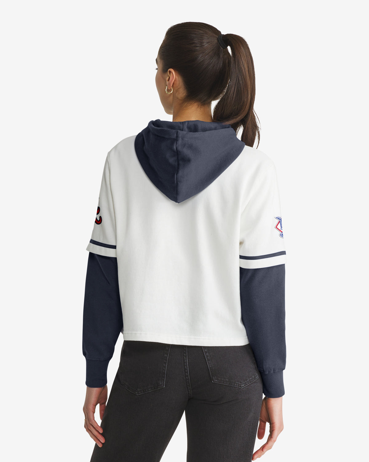 47-shortstop-trifecta-cropped-hoodie-damen-white-wash image 2