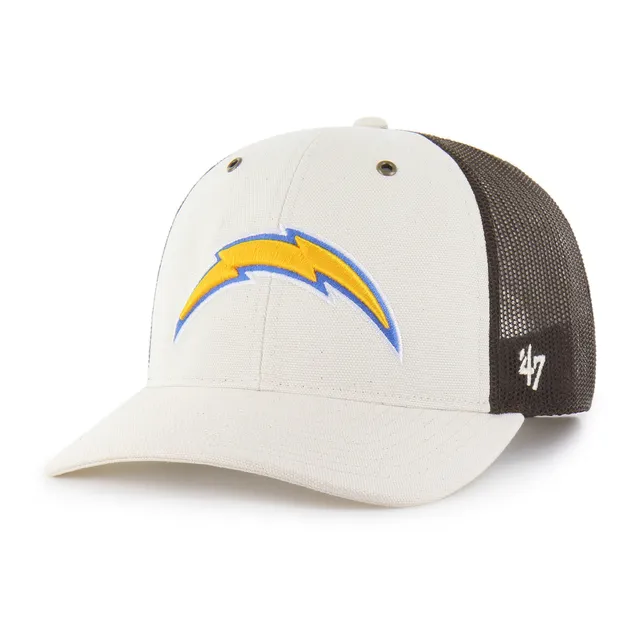 47-los-angeles-chargers-carhartt-trucker-cap-natural-snapback image 1