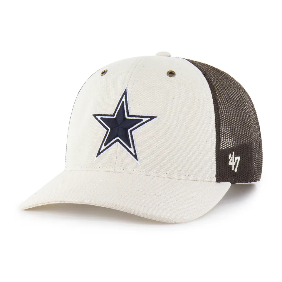 47-trucker-dallas-cowboys-carhartt-undyed-cap-natural-osf image 1