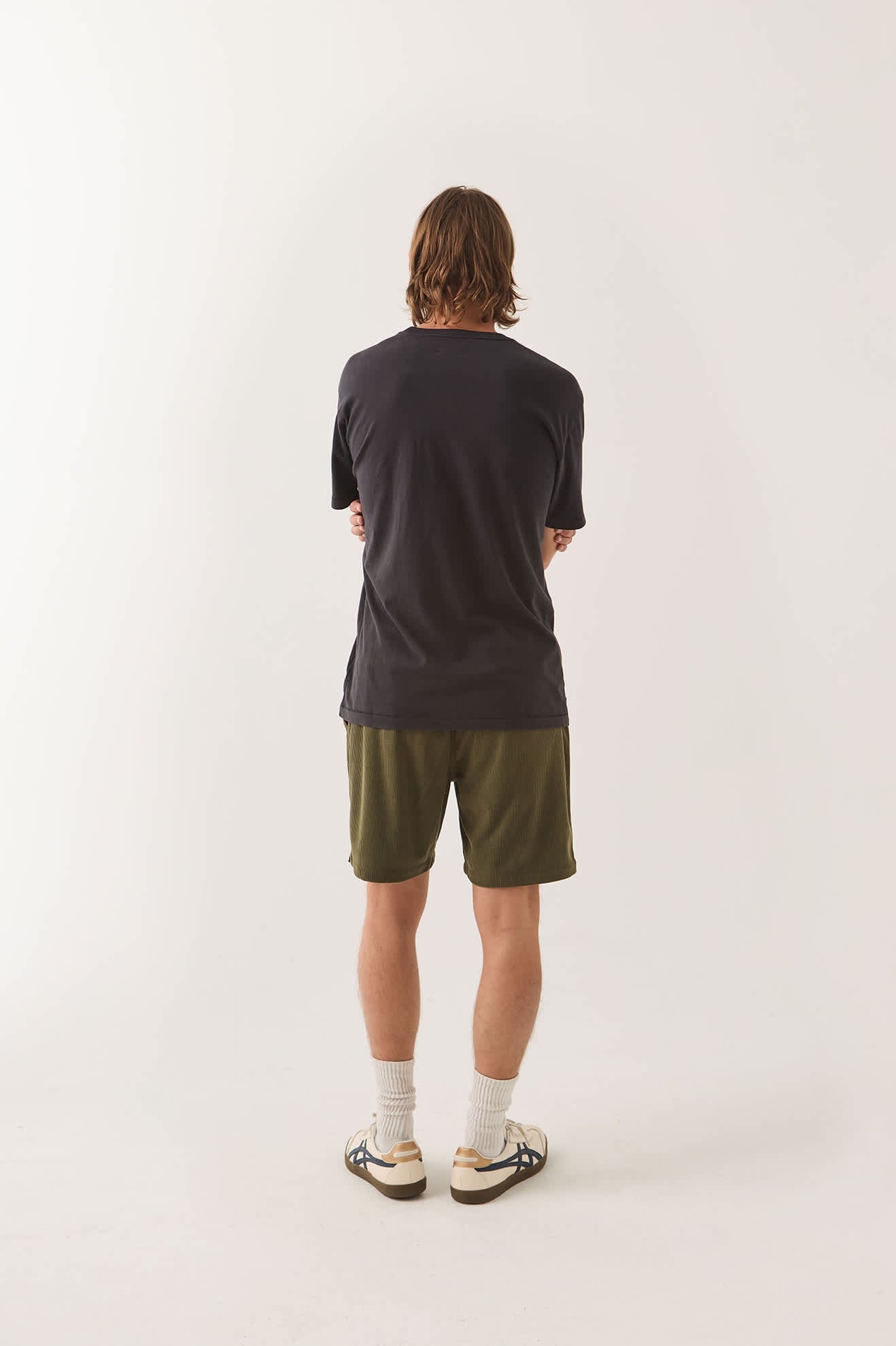 brixton-everyday-cord-shorts-dunkeloliv-kord image 4