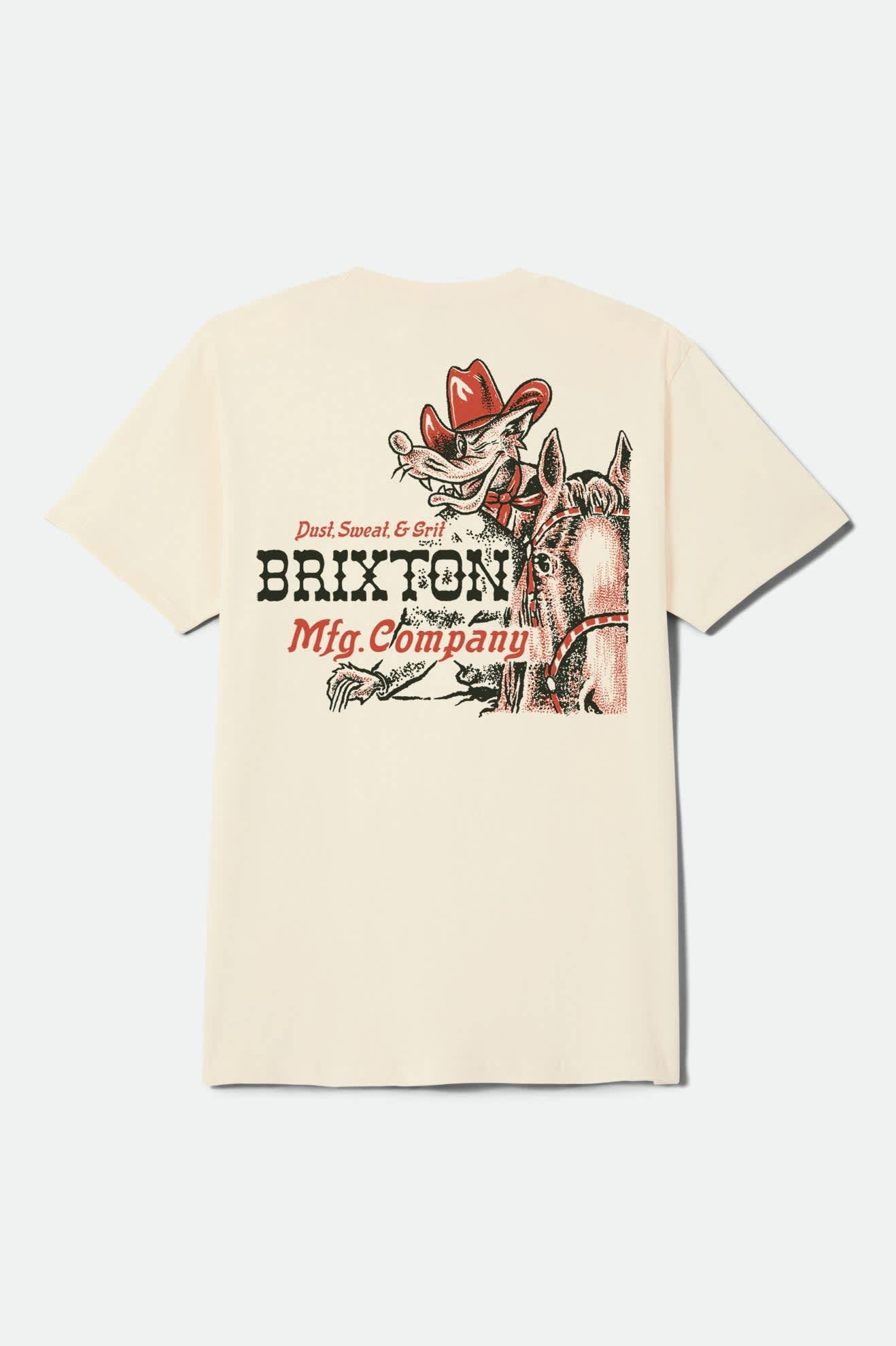 brixton-kinsey-standard-t-shirt-heather-grey-baumwolle image 2