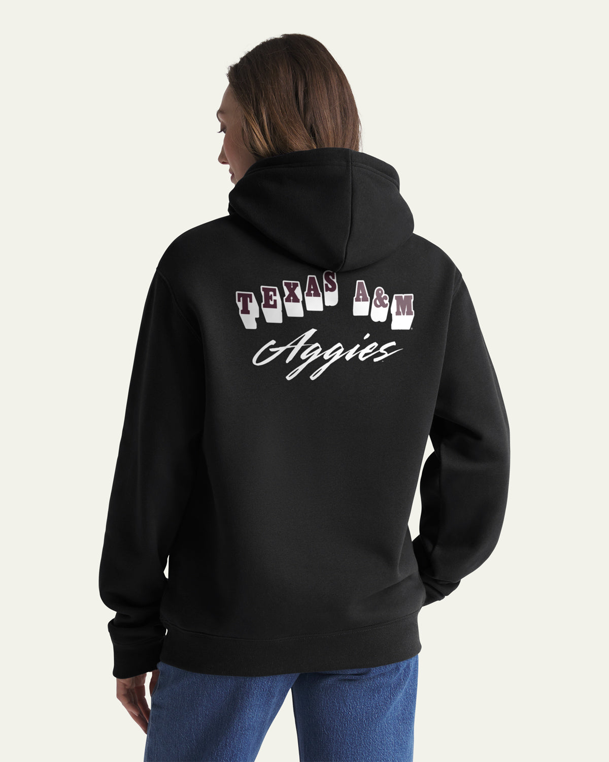 47-brand-headline-texas-a-m-game-mark-hoodie-schwarz-fleece image 3