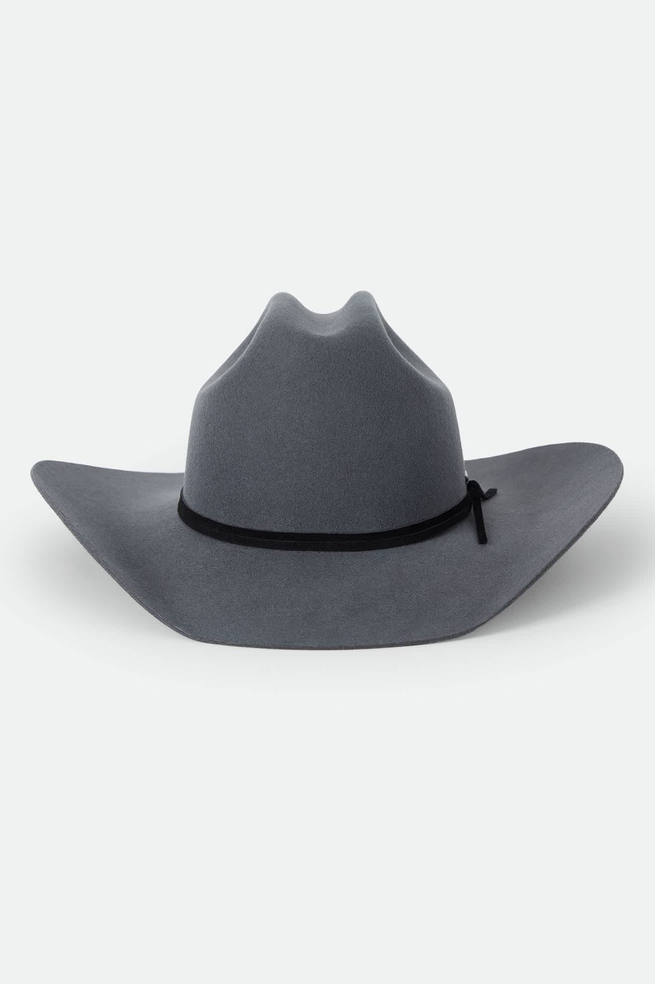 brixton-laredo-wthr-guard-cowboyhut-asphalt-wollfilz image 6
