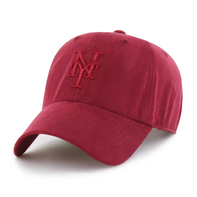 47-clean-up-new-york-mets-ballpark-suede-cap-razor-red image 1