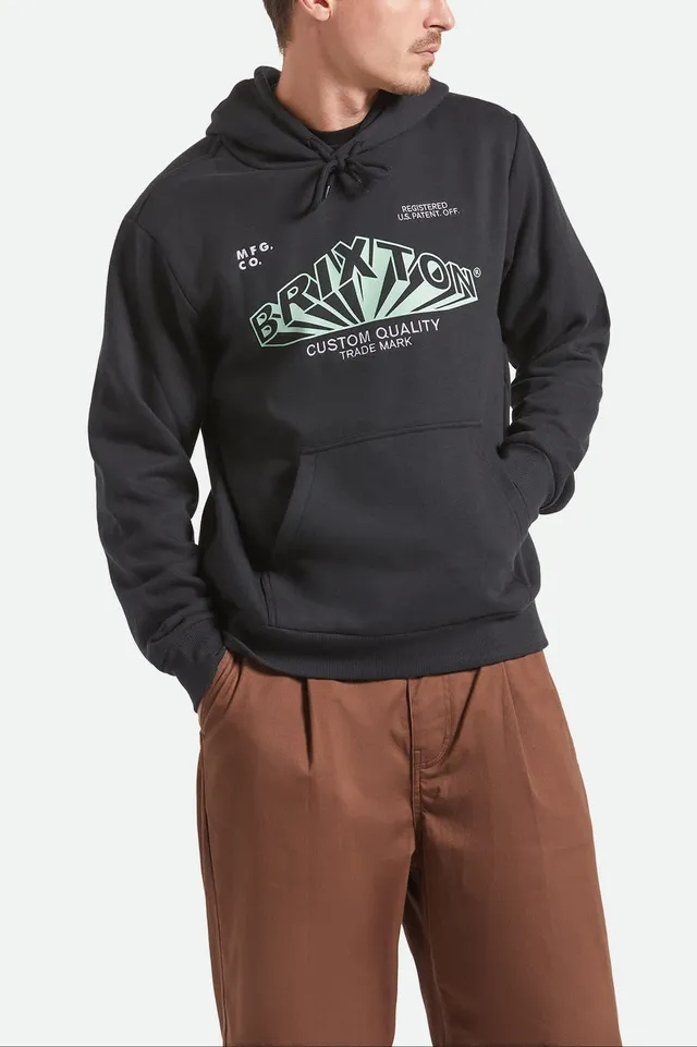brixton-forman-hoodie-schwarz-herren-kapuzenpullover image 1