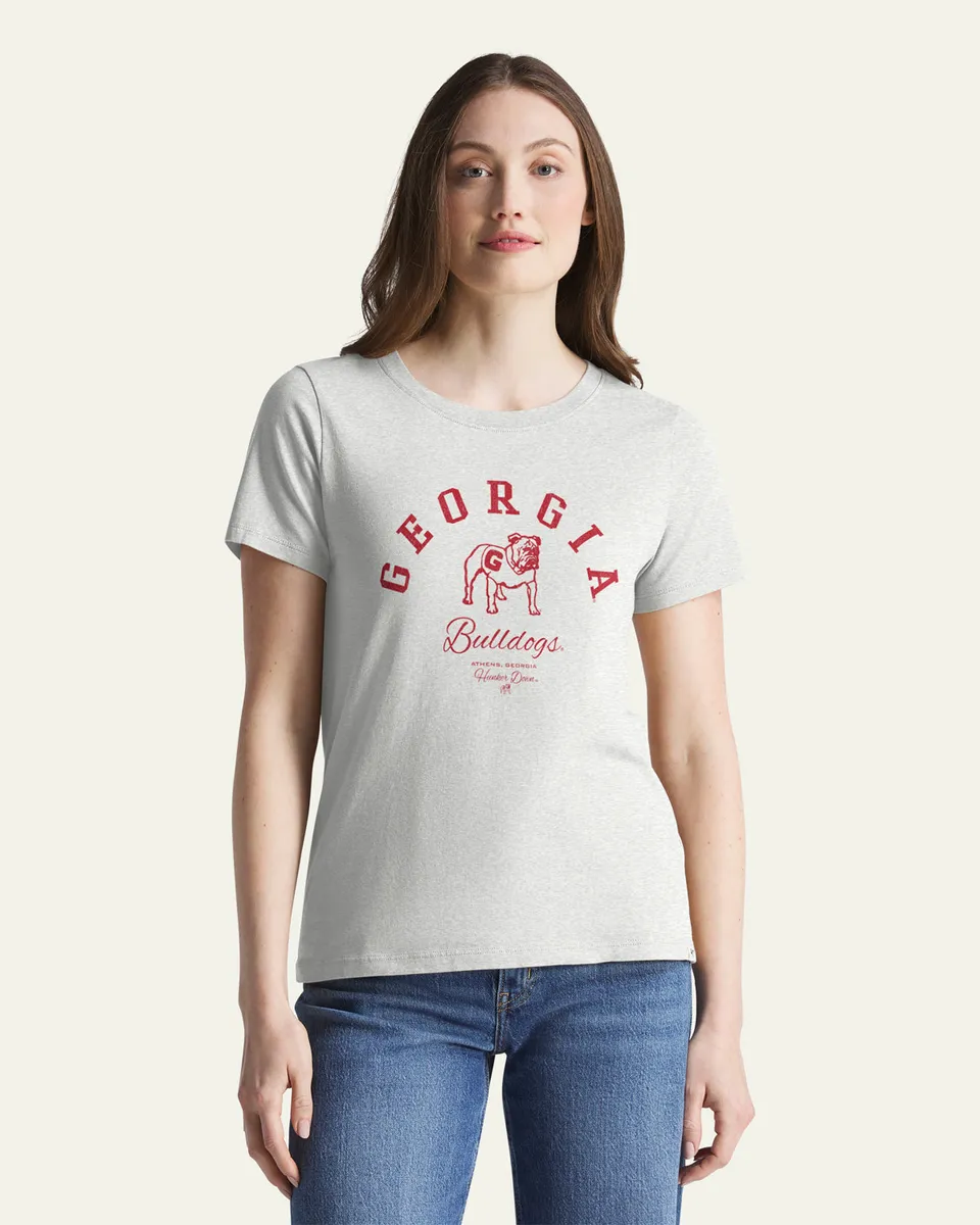 47-brand-arcball-t-shirt-georgia-bulldogs-grau-damen image 1