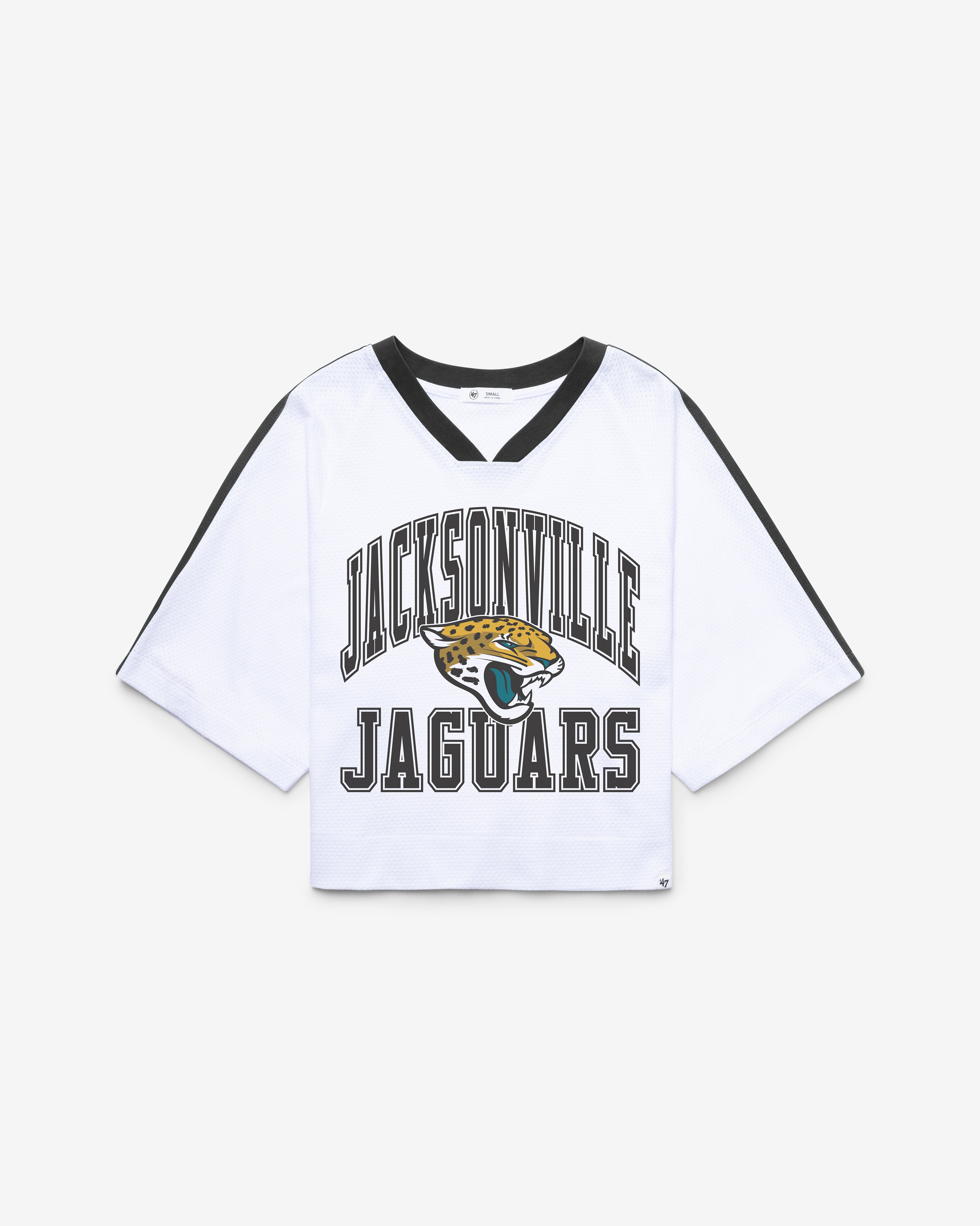 47-brand-jaguars-big-overarch-raglan-jersey-weiss-damen image 1