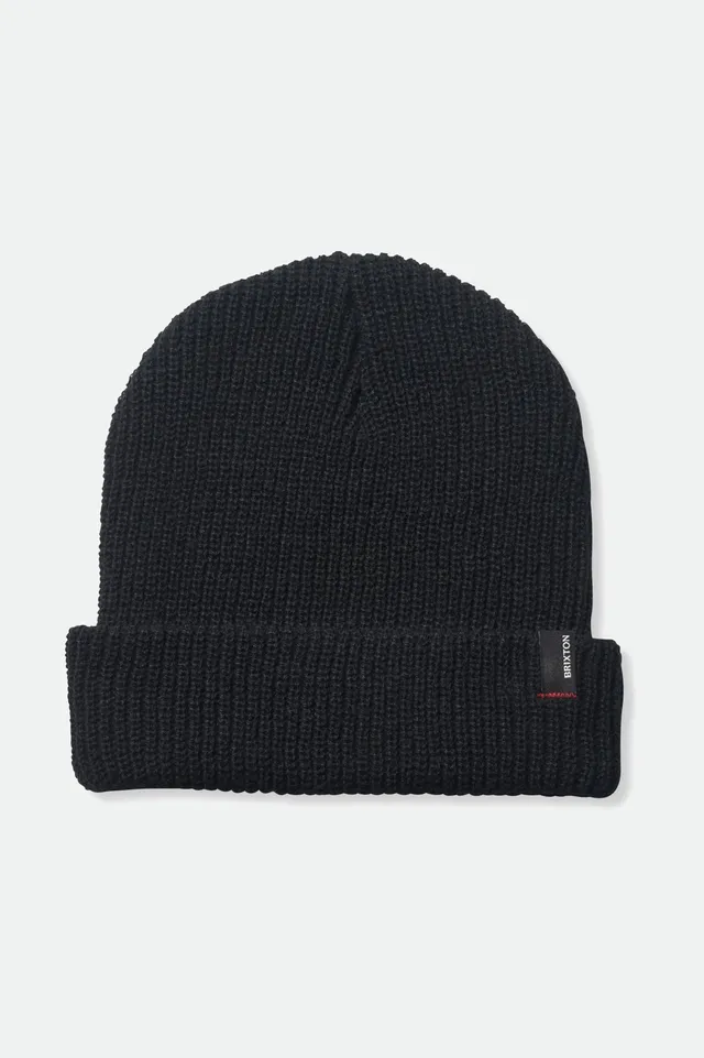 brixton-heist-beanie-m-tze-schwarz-fisherman image 1
