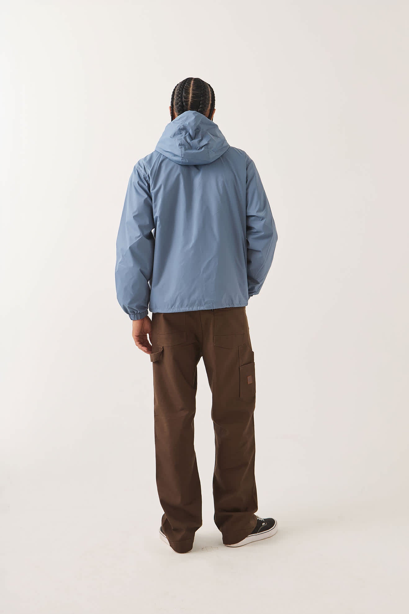 brixton-claxton-lightweight-jacke-kapuze-slate-blue image 4