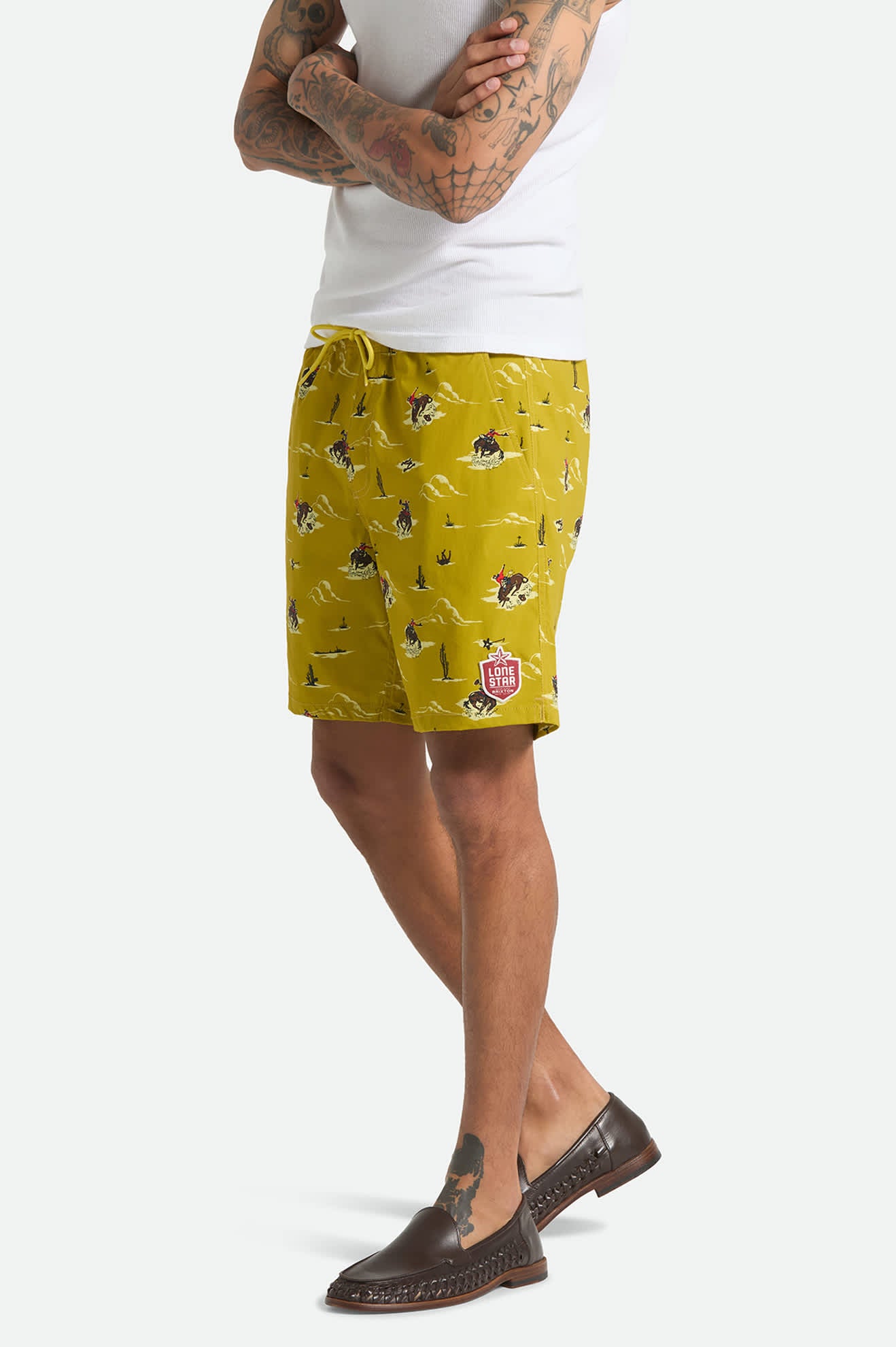brixton-everyday-hybrid-short-7-texas-gold-boardshort image 3
