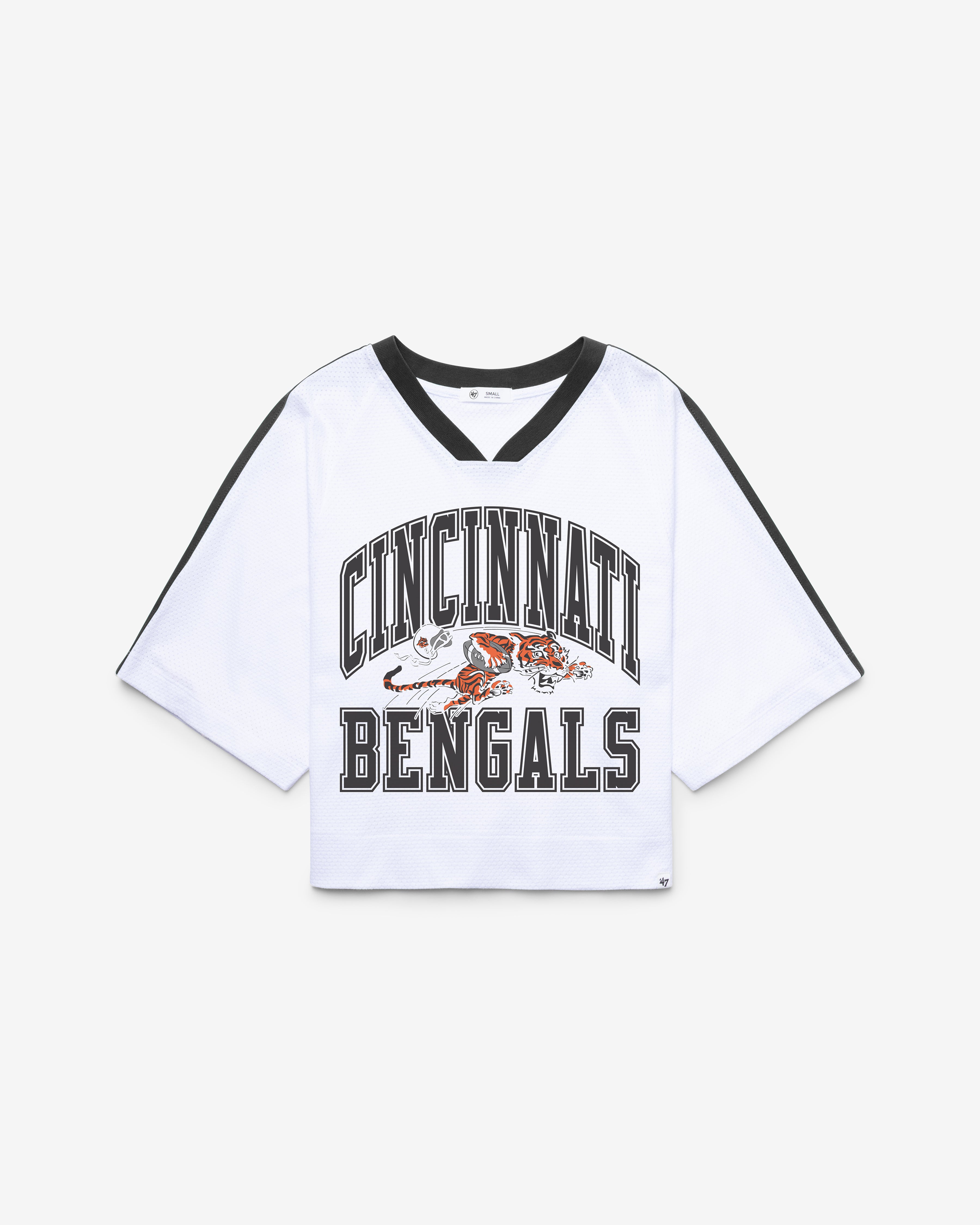 47-brand-cincinnati-bengals-raglan-jersey-longsleeve-wei-damen image 1