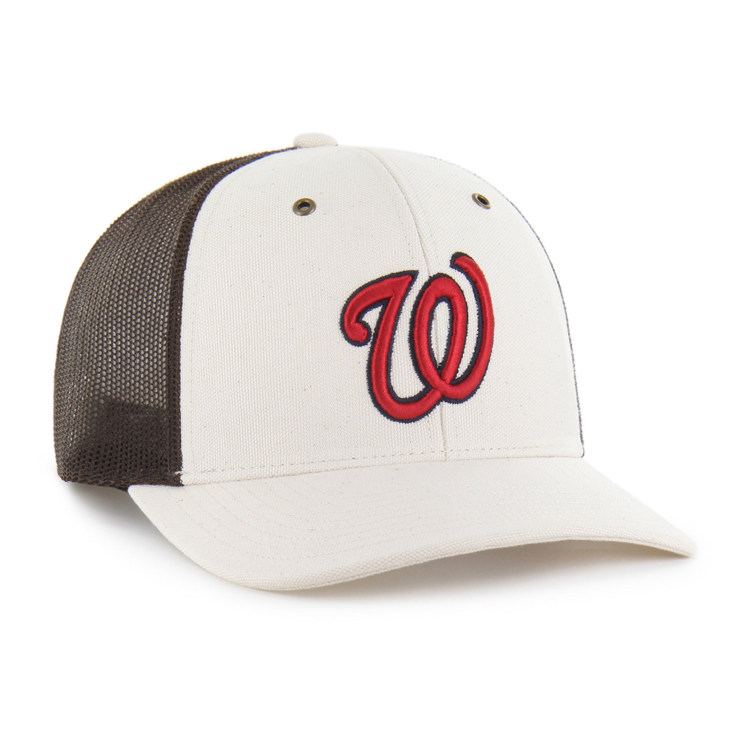 47-trucker-washington-nationals-carhartt-cap-natural image 4