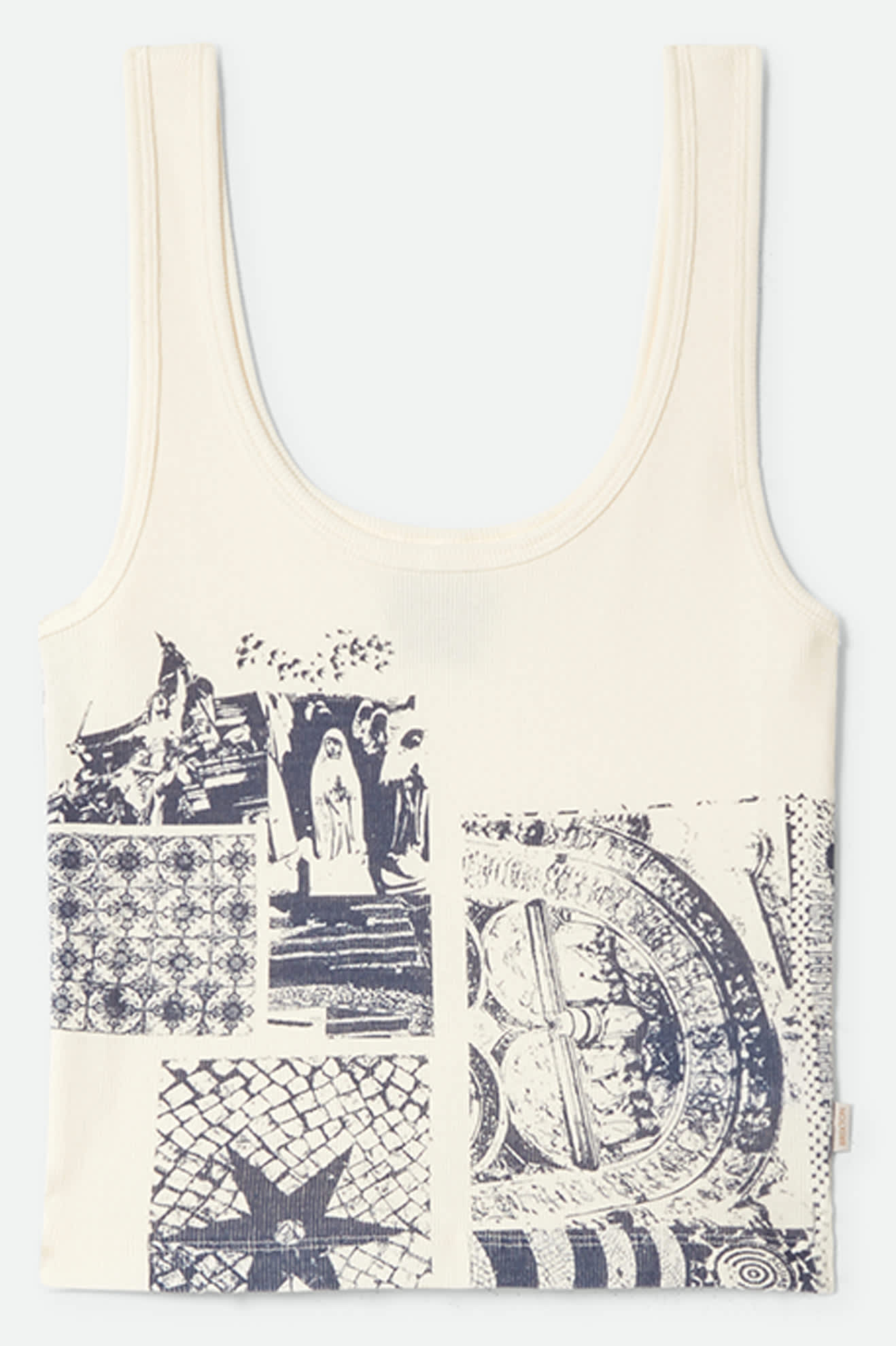brixton-collage-a-tank-off-white-bio-baumwolle-top image 2