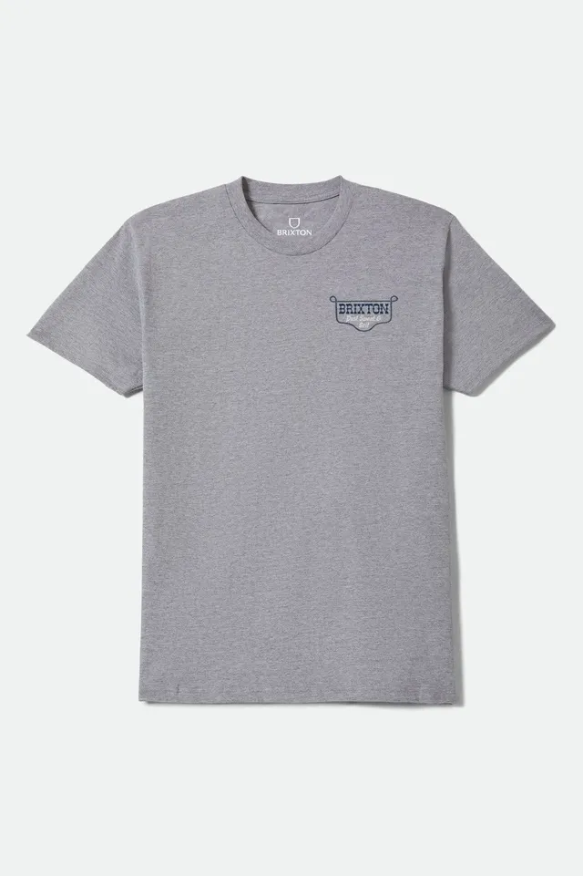 brixton-kinsey-standard-t-shirt-heather-grey-baumwolle image 1