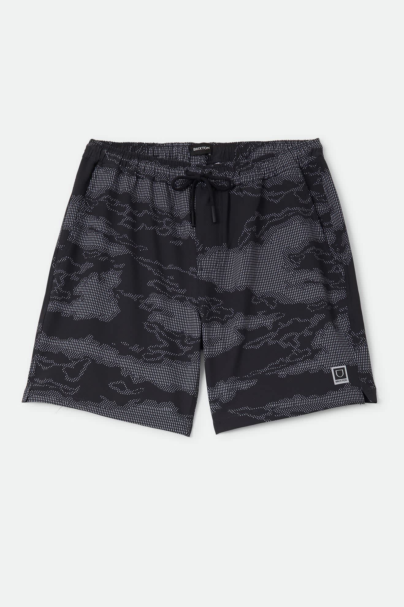 brixton-journey-active-short-black-camo-sportshorts-herren image 3