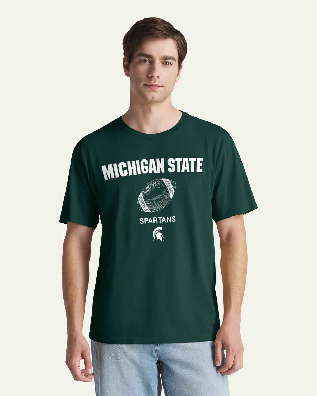 47-everyday-michigan-state-spartans-t-shirt-dark-green-baumwolle image 1