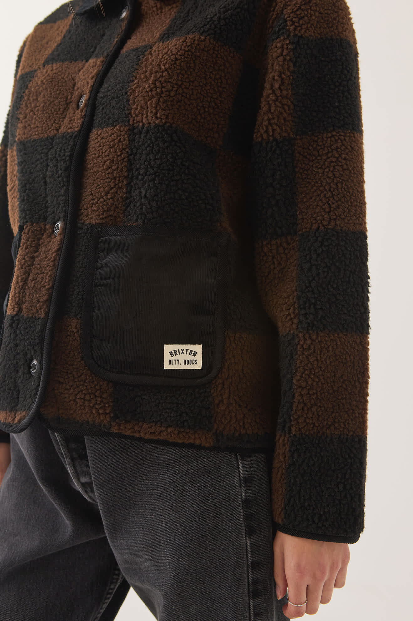 brixton-delilah-quilted-jacke-schwarz-braun-wattiert image 4