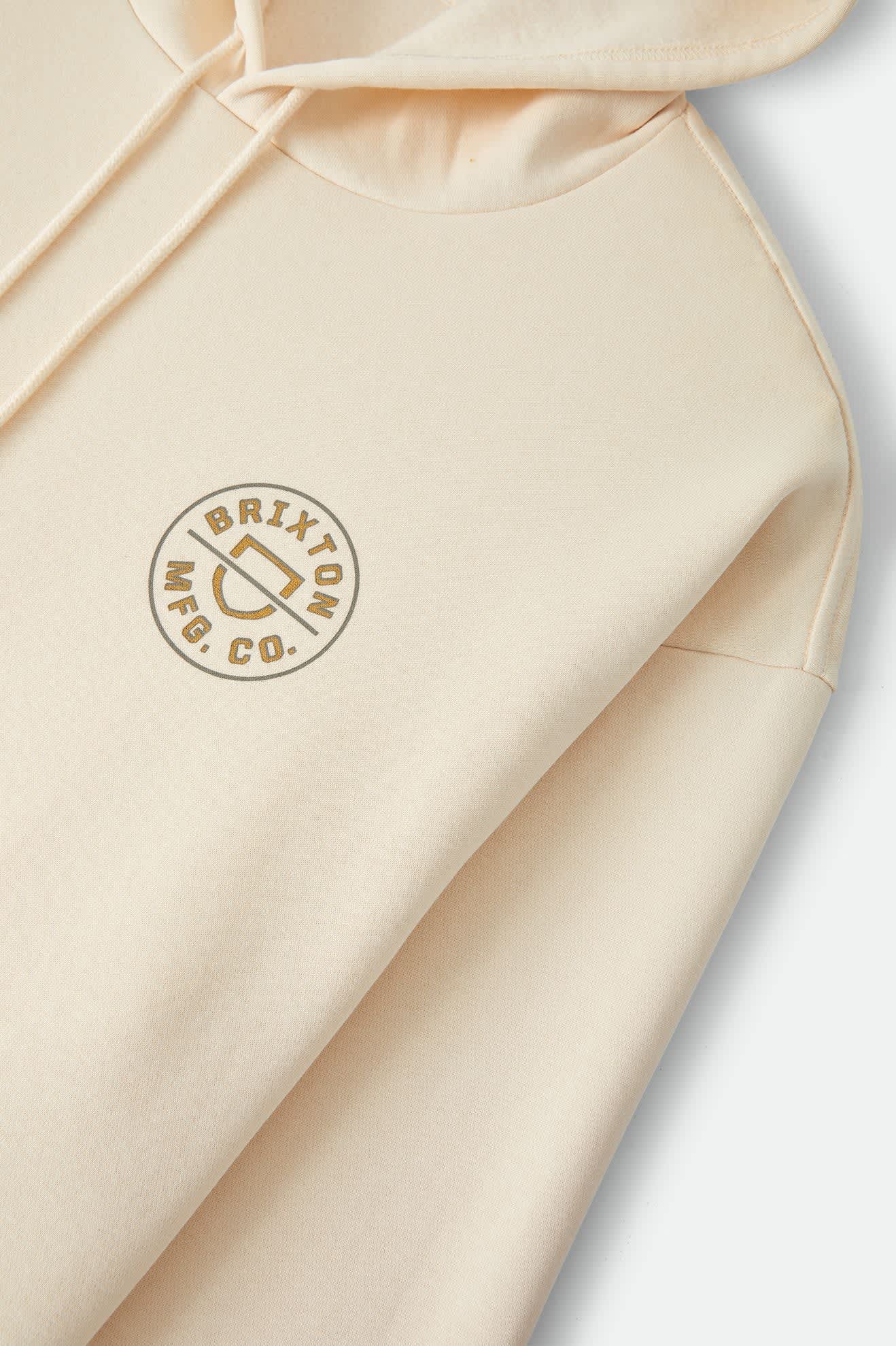 brixton-crest-ii-hood-hoodie-whitecap-baumwollfleece image 4