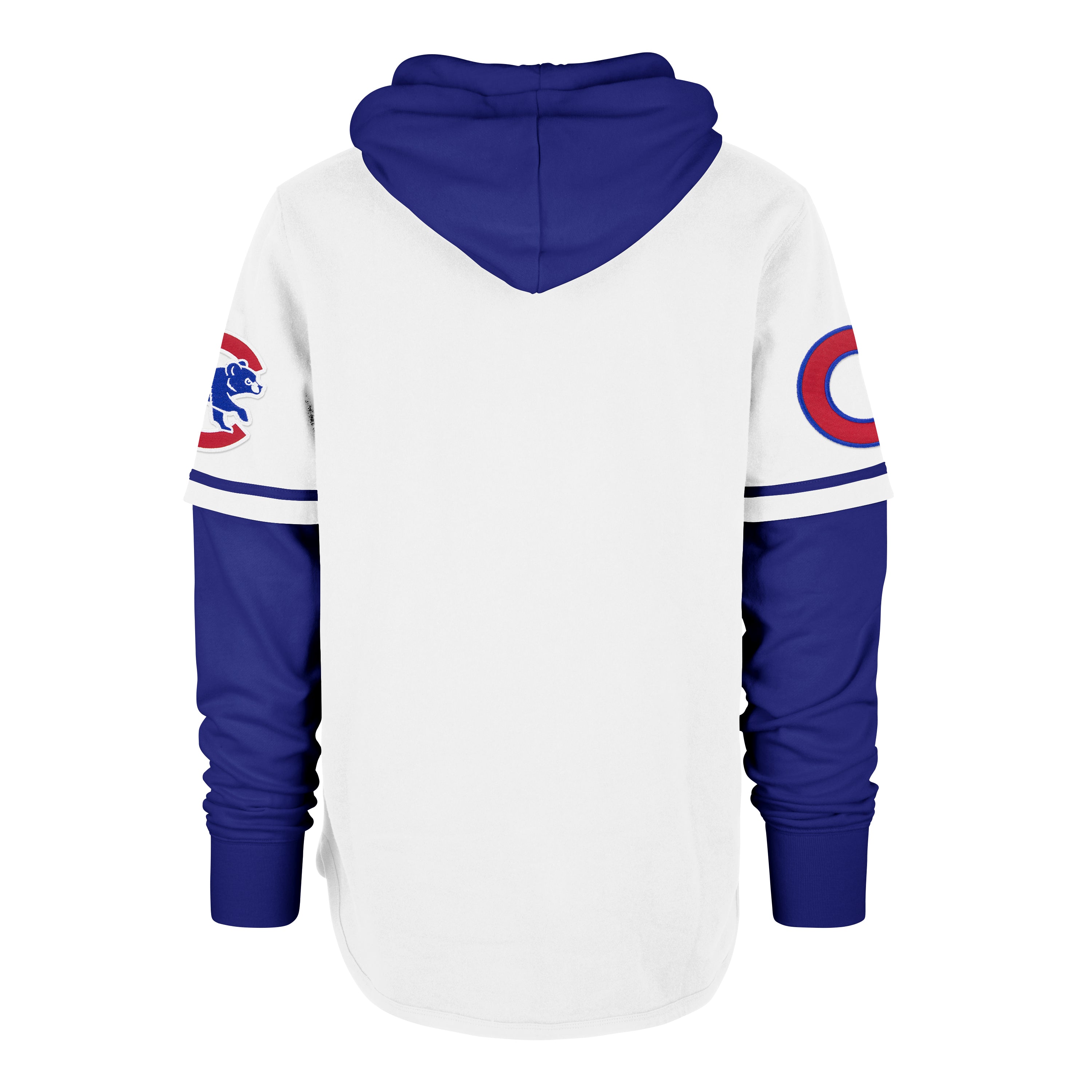 47-brand-cubs-trifecta-shortstop-hoodie-white-wash image 2