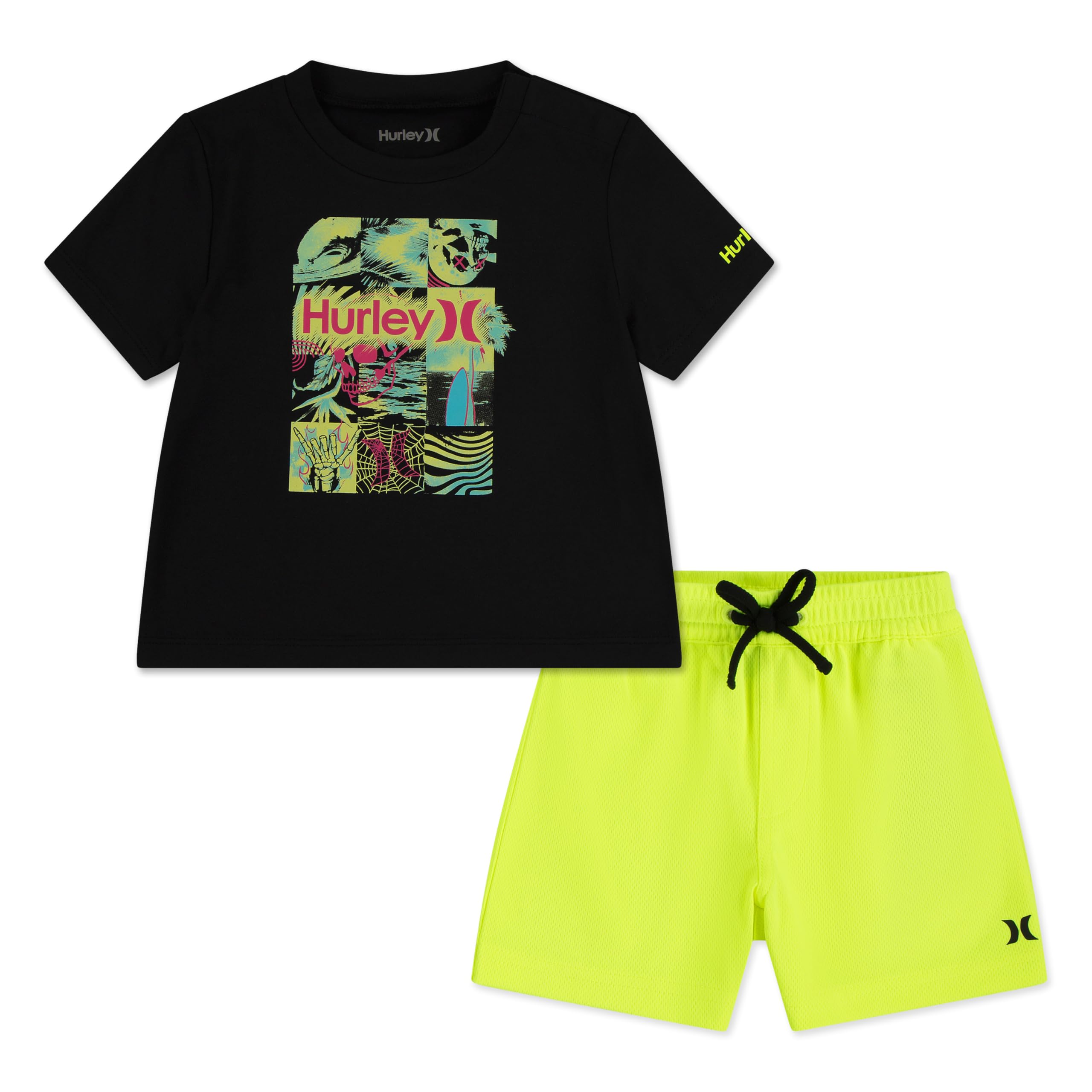hurley-baby-set-jungen-2-tlg-gr-12-monate-grafik image 1