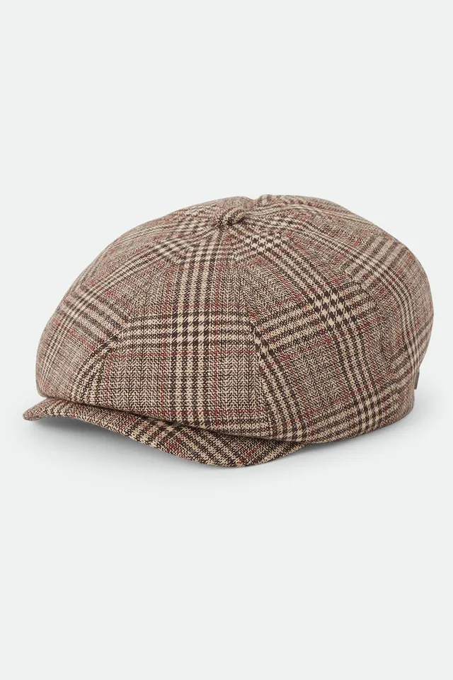 brixton-brood-newsboy-schieberm-tze-brown-tan-red-plaid image 1